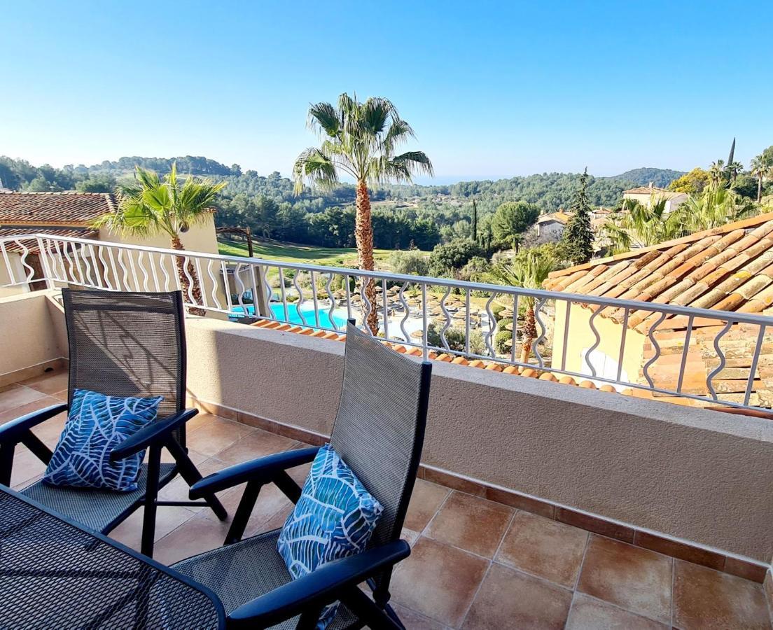 Hameau Des Amandiers Vue Mer - Piscine, Golf Et Tennis Prive Saint-Cyr-sur-Mer Exterior foto