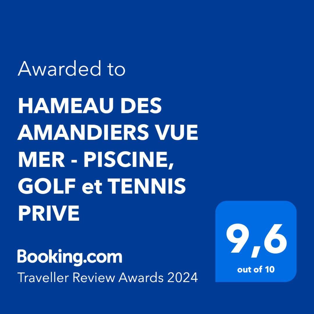 Hameau Des Amandiers Vue Mer - Piscine, Golf Et Tennis Prive Saint-Cyr-sur-Mer Exterior foto
